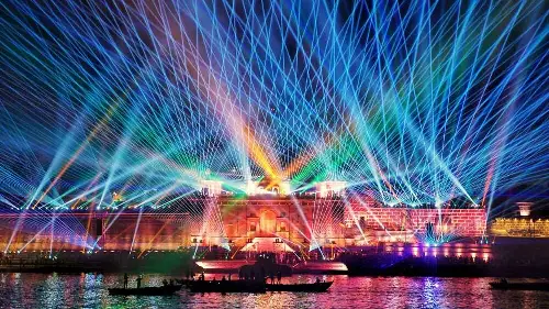 Dev Diwali laser show