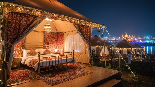 Luxury Tent Booking at Magh Mela