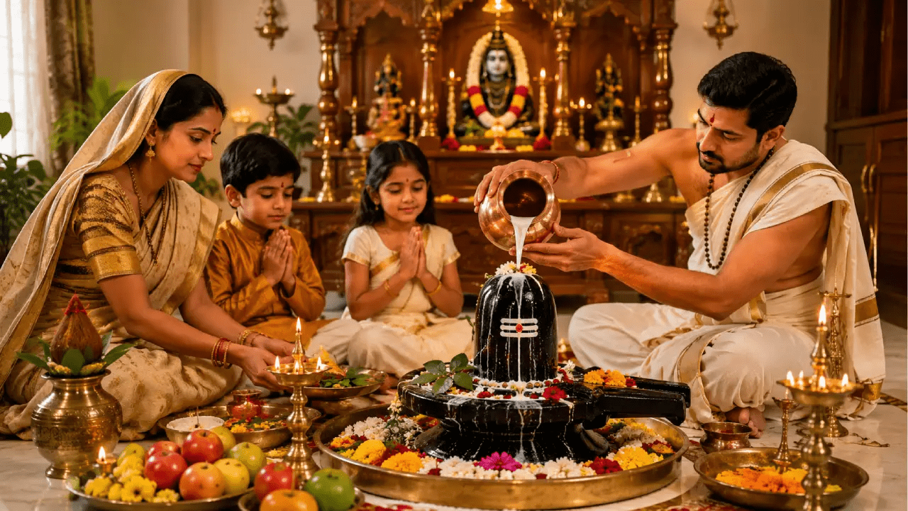 Sawan Special Rudrabhishek at Home: Booking and Benefits