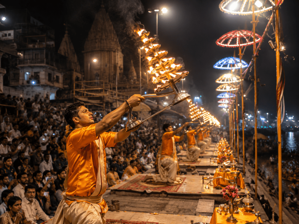 Varanasi Ganga Aarti Booking Online | Aarti Boat Ride